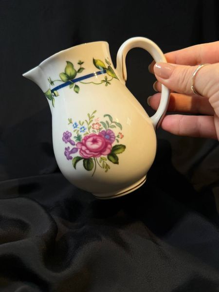 Вінтажний молочник Royal Worcester Sheridan, Англія, 1992 рік 37 фото