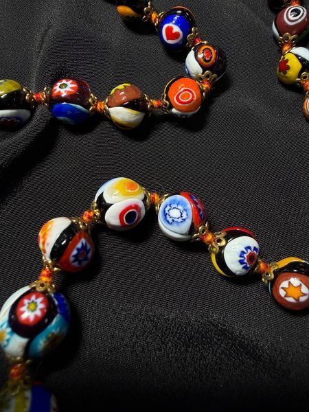 Вінтажне намисто Millefiori Murano 🇮🇹 13 фото