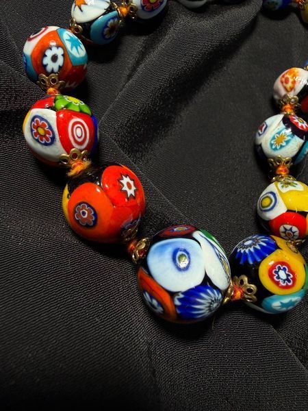 Вінтажне намисто Millefiori Murano 🇮🇹 13 фото