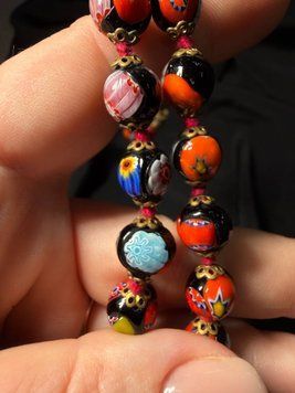Вінтажне намисто Millefiori Murano 🇮🇹 14 фото